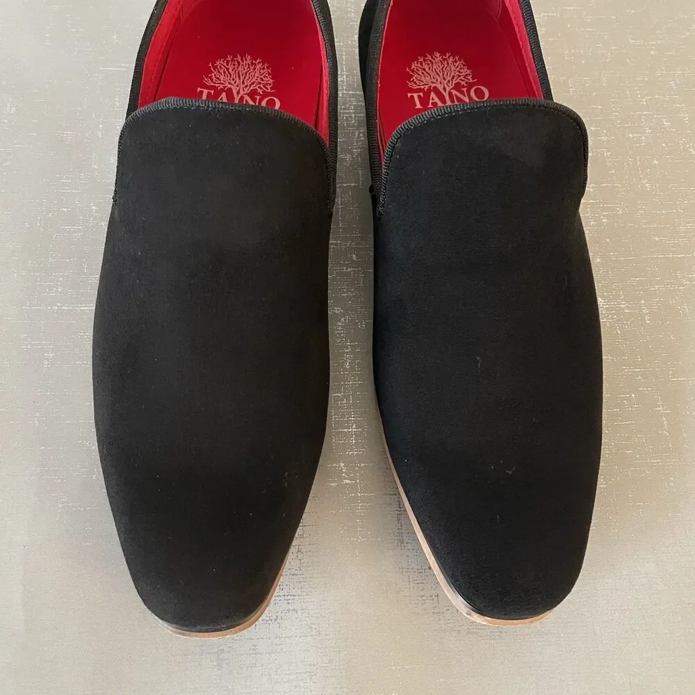 Tayno‎ Alpha Black Loafers Dress Shoes Men's Size 8 Preppy Holiday Party